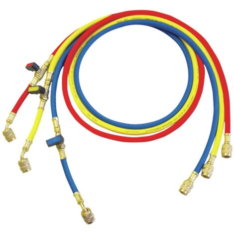 ROTHENBERGER Jeu de flexibles de pression PLUS, 1/4" SAE, 1,5m - 1500000028