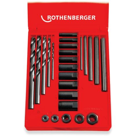 ROTHENBERGER Kit d'alésage de filetage, taille 2, M5-M16, 25 pièces - 71311