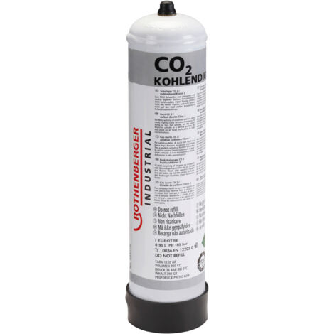 Rothenberger Kohlendioxid Co2 Einwegflasche 930 ml Schweißzubehör