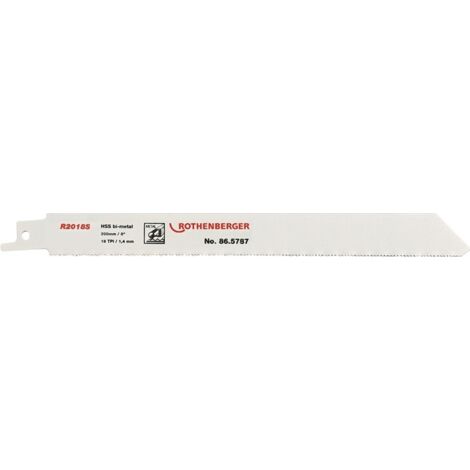 ROTHENBERGER Lame de scie universelle, 200x20x0,9mm, paquet de 5 - 865787