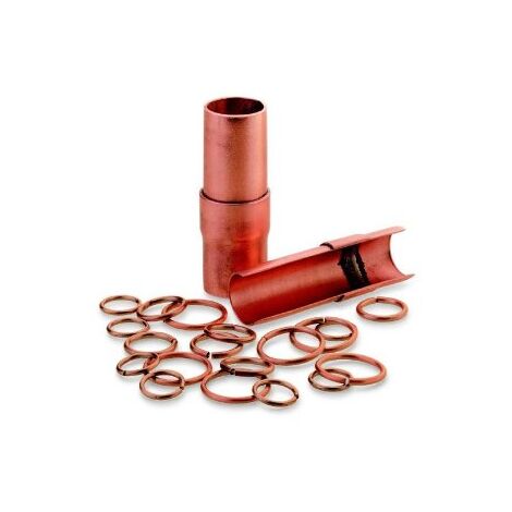 Rothenberger – Lot de 20 bagues de soudage cuivre/phosphore Ø 16 mm – Pour applications sanitaires et chauffage – Température de fusion 810°C
