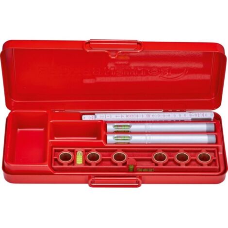 Rothenberger – Niveau à bulle angulaire 300 mm – Ajustement précis vertical et horizontal – Boîte en tôle d'acier robuste – Pour raccords