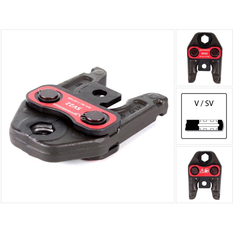 Rothenberger - Mâchoire de presse Standard SV22 pour machines à presser romax 4000 ( 015214X )