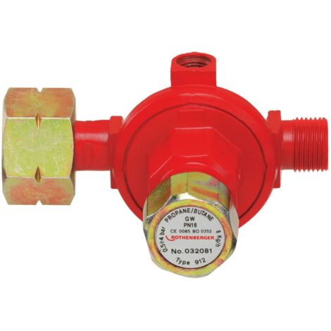 ROTHENBERGER Propanregler, stufenlos, 1-4bar, W21,8x3/8&quotL - 32081