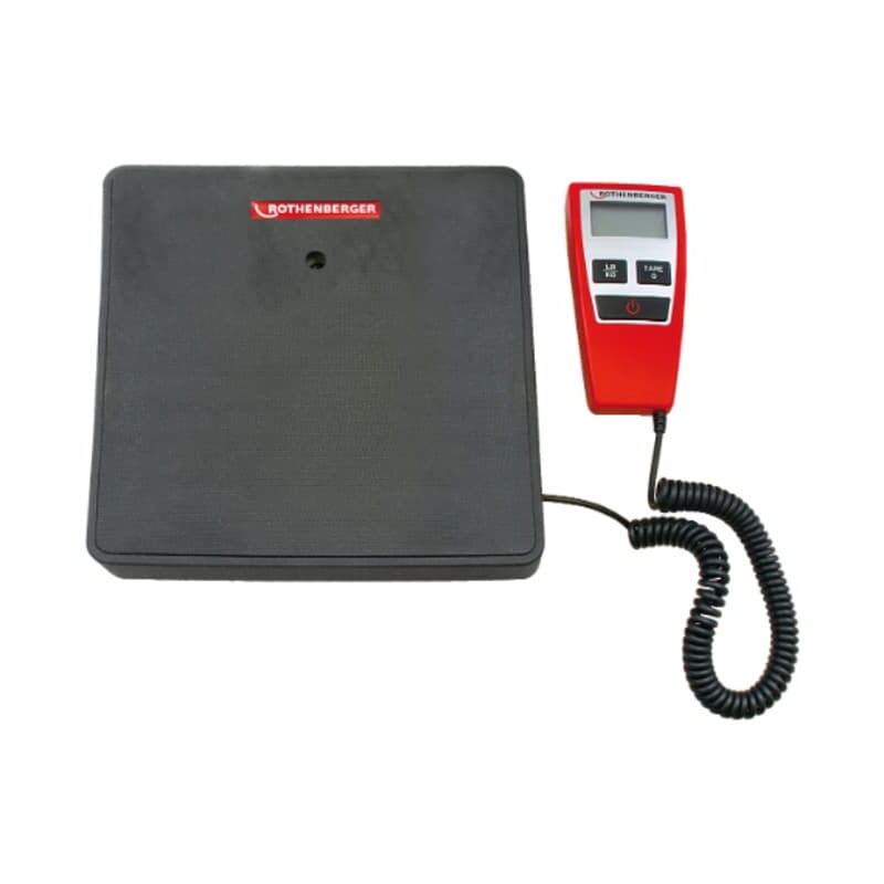 ROTHENBERGER Balance pour fluides frigorigènes ROSCALE 120 plage de pesage 0-120 kg ( 8000739578 )