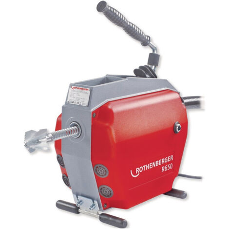 ROTHENBERGER R650 Máquina de limpieza de tuberías con manguera guía, 230V - 72688
