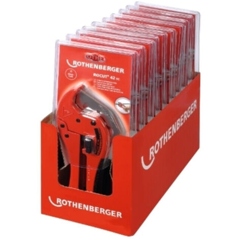 ROTHENBERGER Rocut Tc 42, Kunststoffro Hr-Schere, 6-42mm, Displa