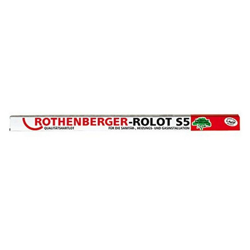 

Rothenberger ROLOT S5 - soldadura fuerte - DIN 1044 - 2x2x500mm