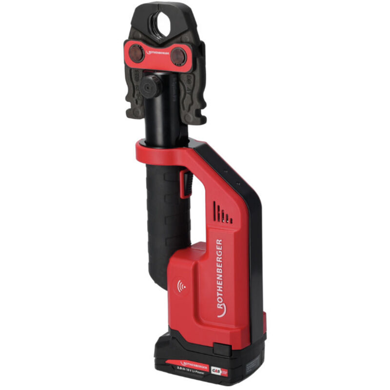Rothenberger - romax Compact iii Basic Set 1 sertisseuse radiale sur batterie 18 v 19 kN ( 1000004261 ) + 1x batterie 2,0 Ah + chargeur + coffret