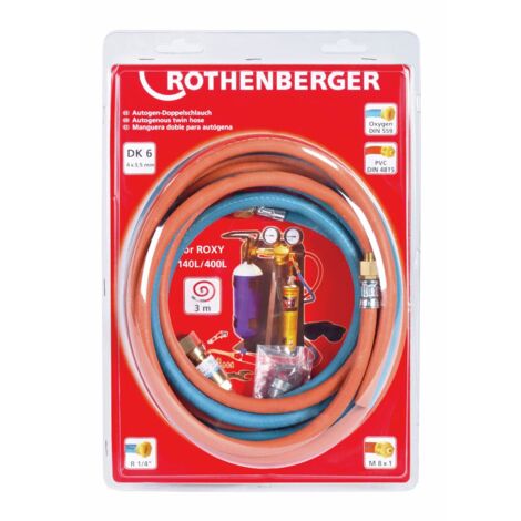 ROTHENBERGER ROXY Doppelschlauchgarnitur 3m - 35785
