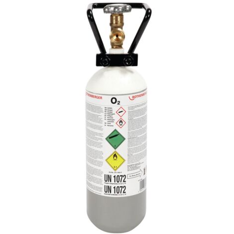ROTHENBERGER Sauerstoff-Stahlflasche, 2,0l - 35635