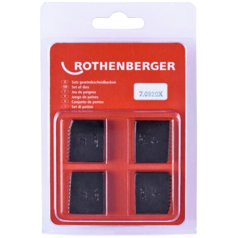 ROTHENBERGER SC Schneidbacken, NPT, 1&quot, 4 Stück - 070920X