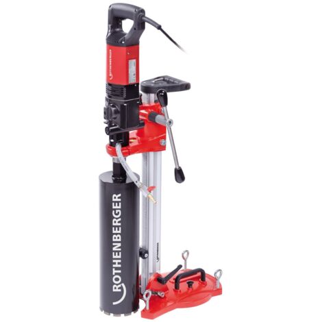 Rothenberger – Système de perçage RODIACUT 150 – Moteur 2000W pour béton armé et maçonnerie – Perçage à eau et à main levée – FF34150