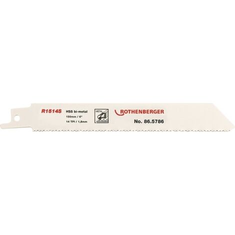 ROTHENBERGER Universal-Sägeblatt, 150x20x0,9, 14 TPI (5er-Pack) - 865786