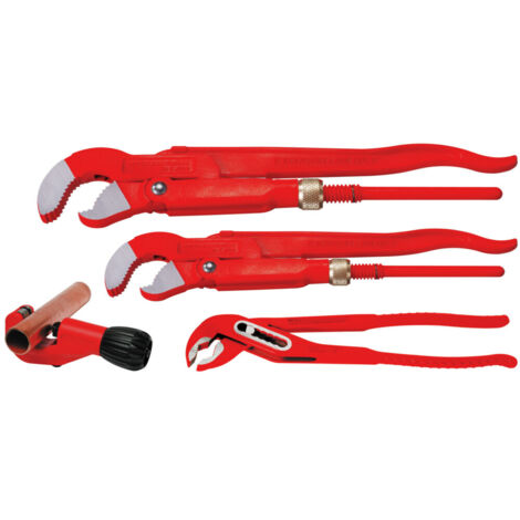 ROTHENBERGER Zangenset - TC35, Wapu10&quot, Eckrohrzange 1&quot und 1.1/2&quot - 070135X