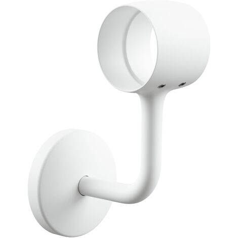 Rothley Matt White Stair Handrail Connecting Wall Bracket
