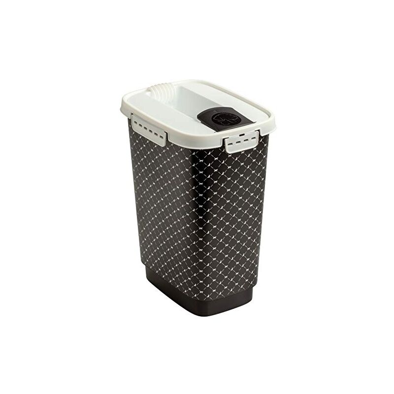 4002410712 FLO RÉCIPIENT POUR ALIMENTS POUR ANIMAUX DOMESTIQUES DE 4,1 L AVEC COUVERCLE, PLASTIQUE ALIMENTAIRE (PP) SANS B - Rotho