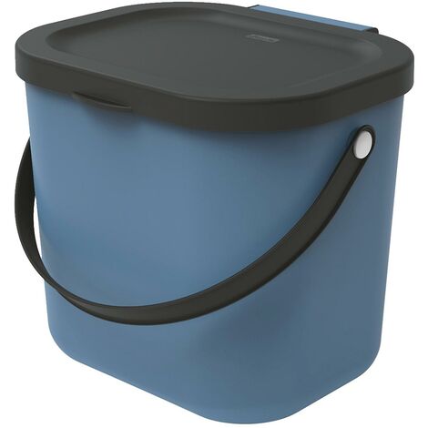 Rotho Abfallbehälter Albula 6l 23,5x20x20,8cm horizon blue