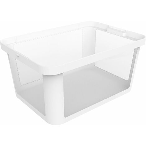 StickandShine 4er Set Weiß Faltbox 28 x 28 x 28 cm Aufbewahrungsbox faltbar  mit Deckel : : Küche, Haushalt & Wohnen