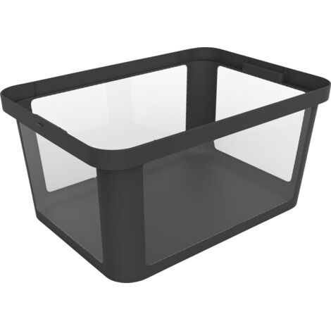 Rotho Aufbewahrungsbox Albris 55,5 x 39 cm 45 L schwarz Boxen, Körbchen & Kisten