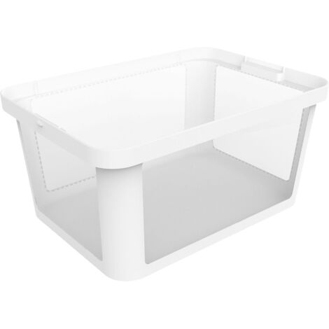 Rotho Aufbewahrungsbox Albris 55,5 x 39 cm 45 L weiß Aufbewahrungsbox