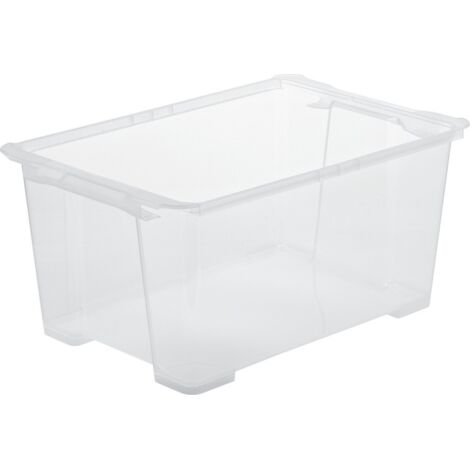 Rotho Aufbewahrungsbox EVO Easy 44 L transparent 58,3 x 39,2 x 27,7 cm Boxen, Körbchen & Kisten