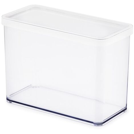 ROTHO Boîte ROTHO plastique, l.10 x P.20 x H.14.2 cm, 2.1 l,  transparent / blanc