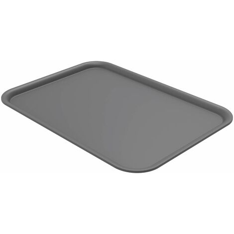 Rotho Brisen Coperchio per Scatola di Stoccaggio 16 L, Plastica (PP) senza BPA, Grigio (Antracite), 36.5 x 26.8 x 1.2 cm