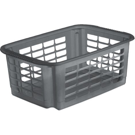Rotho Drehstapelkorb Reverso medium 10 L anthrazit Boxen, Körbchen & Kisten