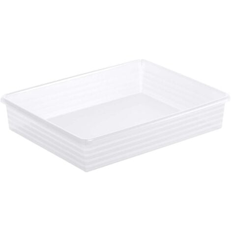 ROTHO Aufbewahrungsbox Linus A4 transparent platzsparende Ablage