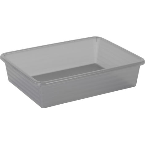 Rotho Formatkörbchen Linus A5 anthrazit 25,5 x 19,5 x 6 cm Boxen, Körbchen & Kisten