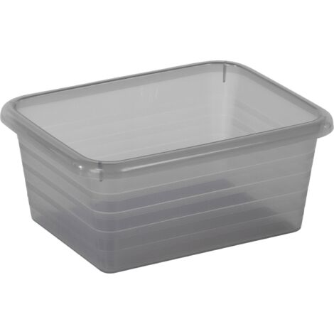 Rotho Formatkörbchen Linus A7 anthrazit 14 x 11 x 6 cm Boxen, Körbchen & Kisten
