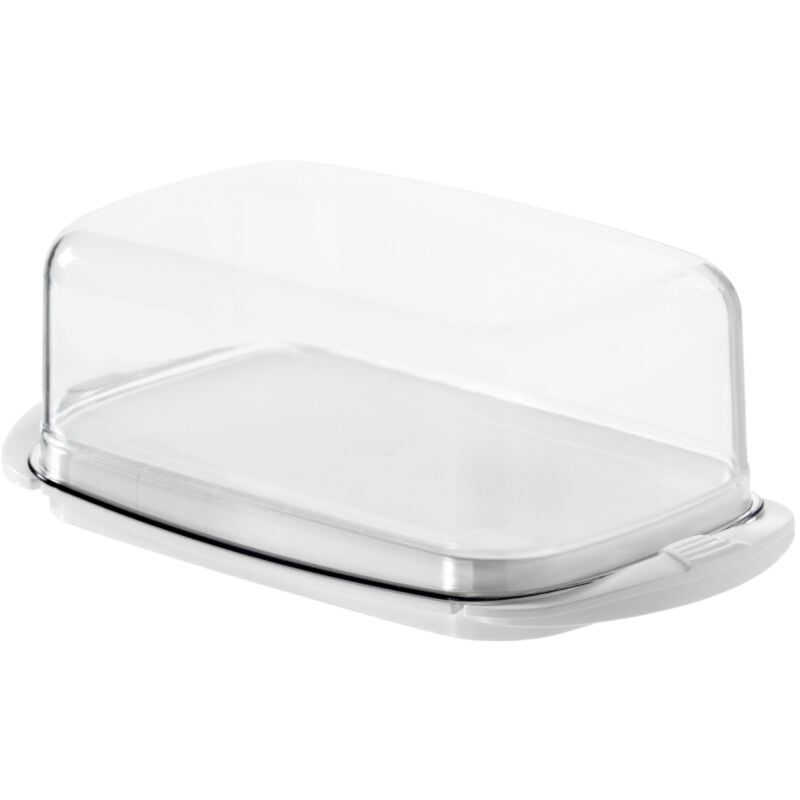Rotho - Beurrier Fresh Blanc/Transparent
