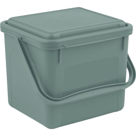 Rotho Komposteimer Bio 5 L misletoe green Biomüll Abfalleimer