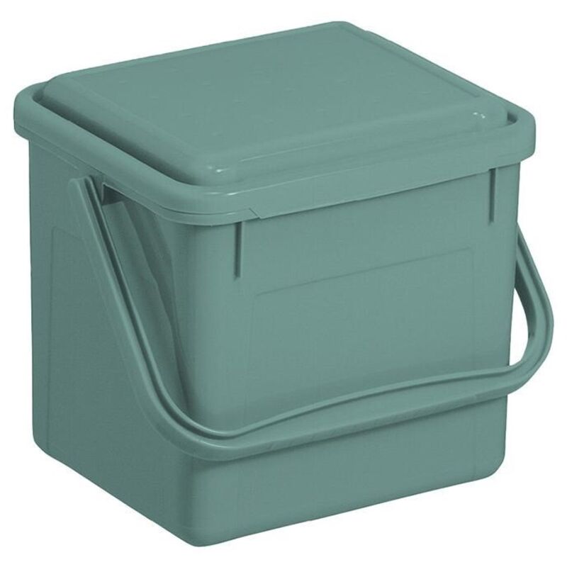 Misletoe Green - Bac à compost (5 l), couleur verte - Rotho