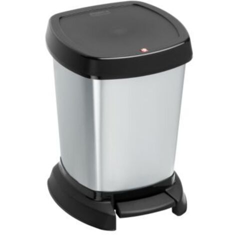 Rotho Kosmetikeimer Paso silber metallic 6 L Kosmetikeimer