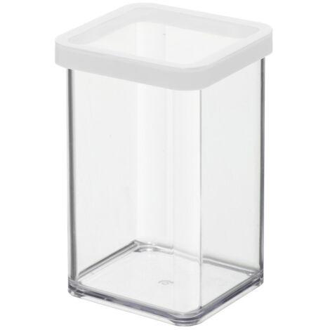 Rotho Loft 11604 Rectangular Dispensador 1 L Transparente, Blanco