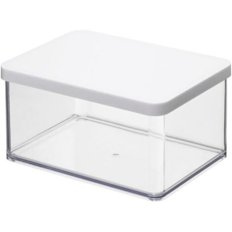 Rotho Loft 11610 Dispenser rettangolare 2,25 L trasparente, White
