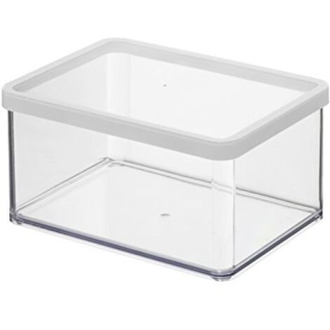 Rotho Loft 11610 Rectangular Dispensador 2,25 L Transparente, Blanco