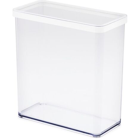 Rotho Loft Rectangular Dispensador 3,2 L Transparente, Blanco
