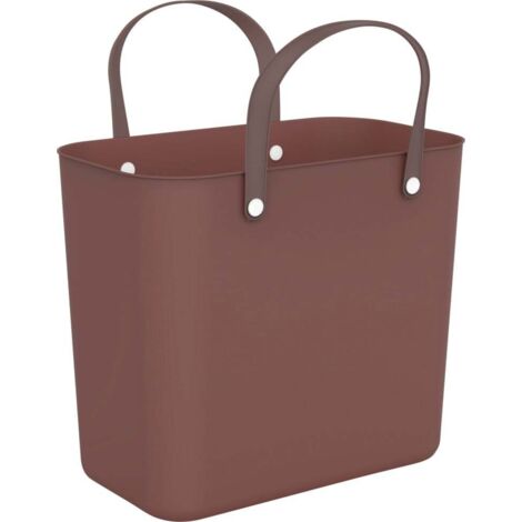 Rotho Multibag Style 25 L Albula iron rot Allzwecktasche Einkaufstasche Einkaufskorb