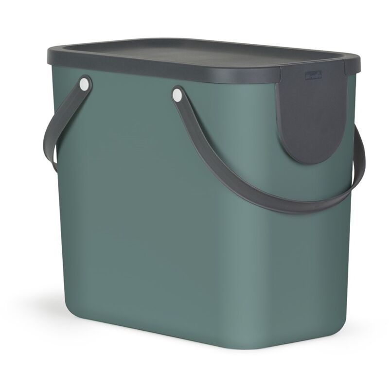 ROTHO Système de recyclage des déchets ALBULA 25 l vert foncé  trashcan