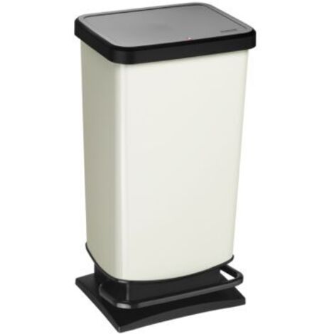 Rotho Treteimer Paso 40L Tretmülleimer Mülleimer 35,3 x 29,5 x 67,6 cm