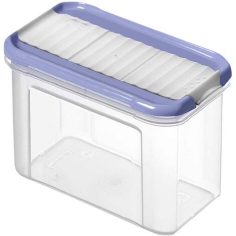 Rotho Vorratsdose Domino, 0,75 l horizon blau, Streudose