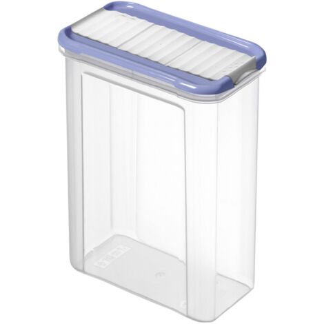 Rotho Vorratsdose Domino, 1,5 l horizon blau, Streudose