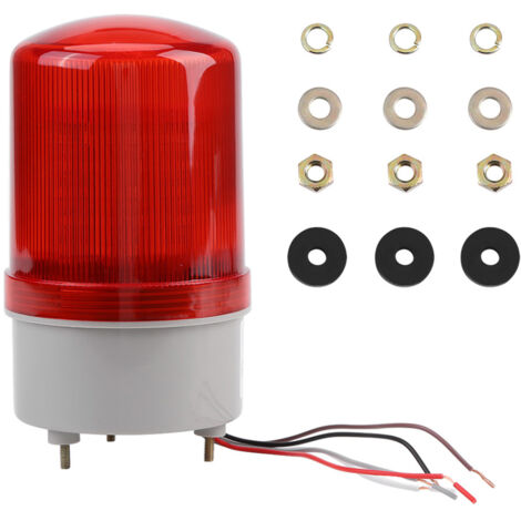Rotierende rote LED-Warnleuchte – Notfallalarm – 220 V Wechselstrom