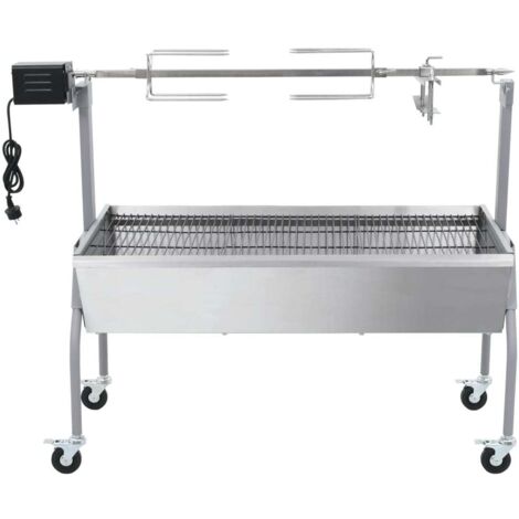 Rôtissoire pour barbecue électrique Acier inoxydable CFW269006