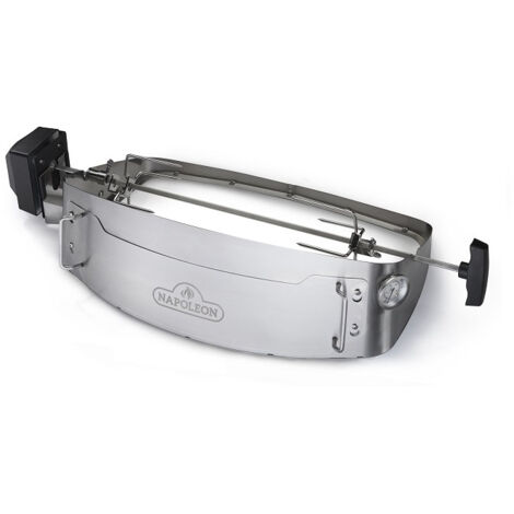 Rôtissoire pour Barbecues à gaz Napoleon TQ et Pro 285 avec ouverture pour four à pizza
