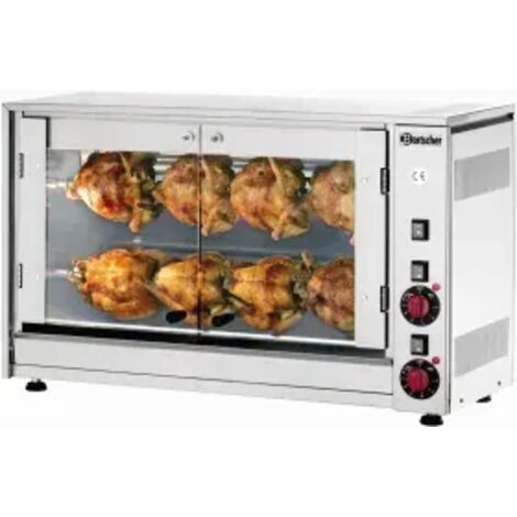 Rôtissoire Professionnelle Électrique - 8 Poulets - Bartscher