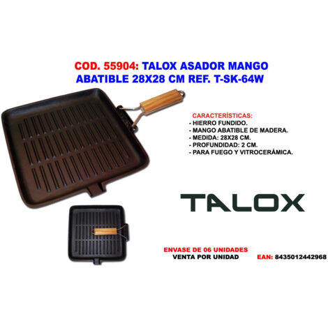 Rôtissoire TALOX manche pliable 28x28cm